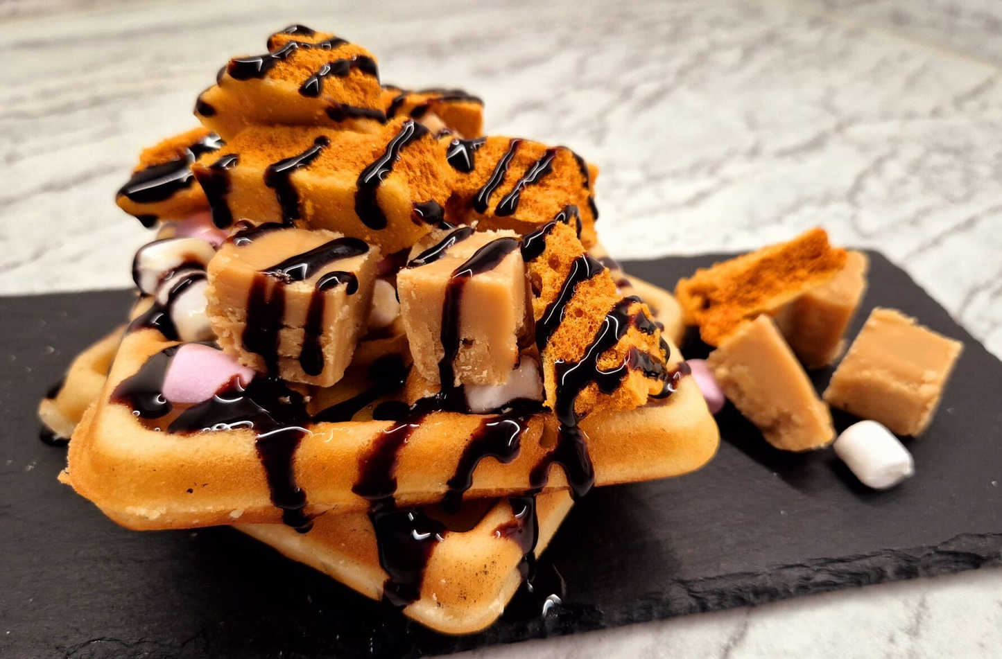 Homemade Gluten Free Honeycomb Waffle Box