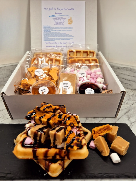 Homemade Gluten Free Honeycomb Waffle Box