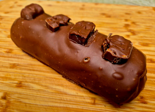 Log Style Crunchy Fudge Bar -minimum 350g